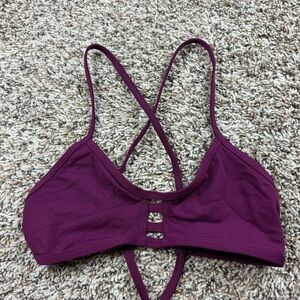 Jolyn Tomcat bikini top in Cabernet